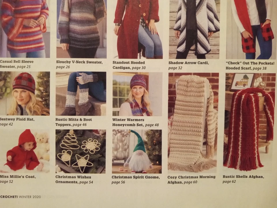 Defining Crochet Magazine Winter 2020 Crochet Sweater Patterns Crochet! - Image 3 of 4