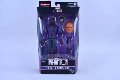 Marvel Legends Series ¿Y si...? T'Challa Star-Lord BAF The Watcher