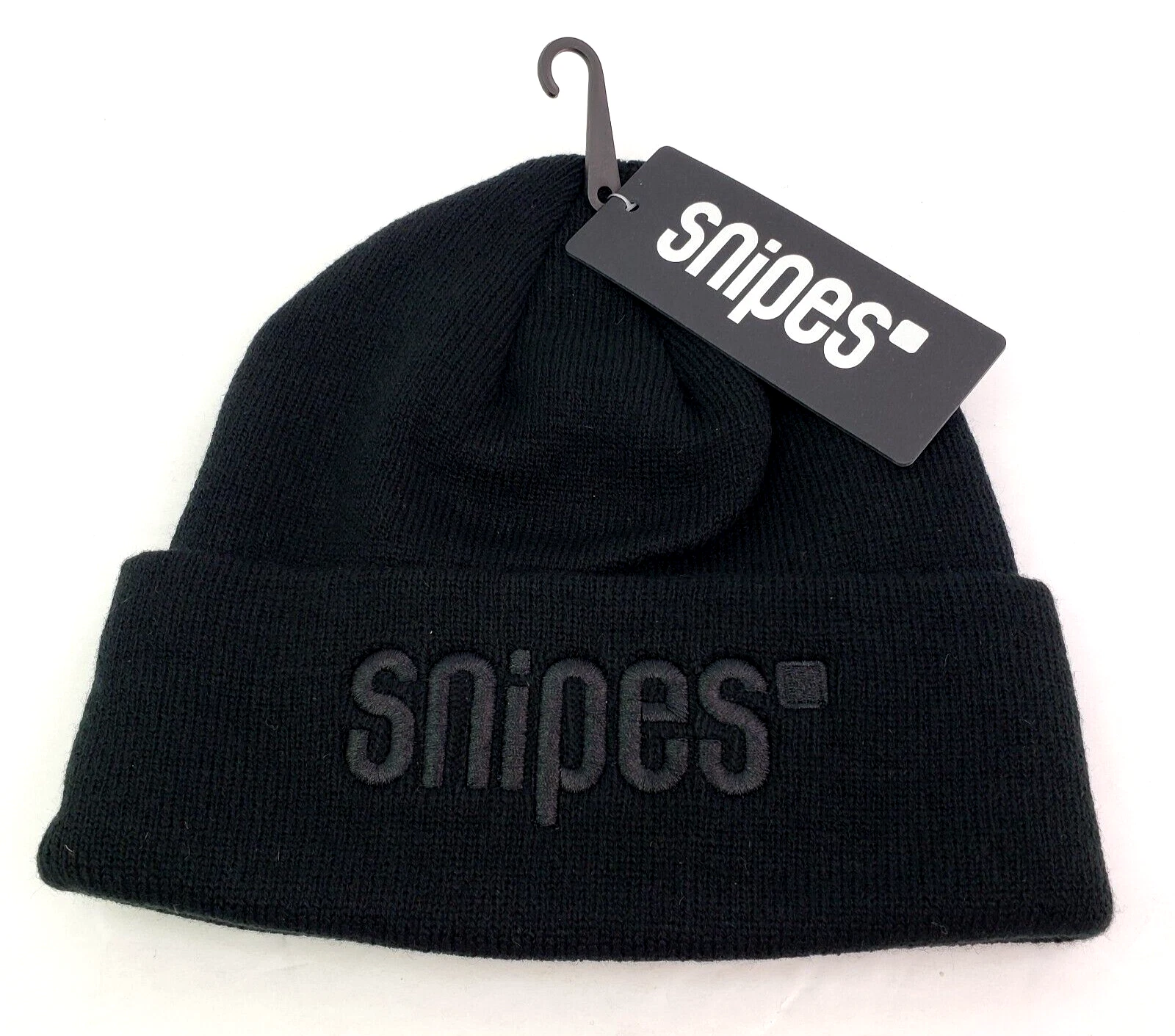 Snipes Adult One Size Black Knit Warm Winter Beanie Hat