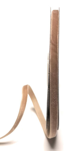 0,40€/m) Samtband 10m x 7mm Samtborte Schleifenband Geschenkband Dekoband Samt - Bild 18 von 23