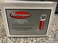 Bud Budweiser Opener PHB Porcelain Hinged Box by Midwest of Cannon Falls