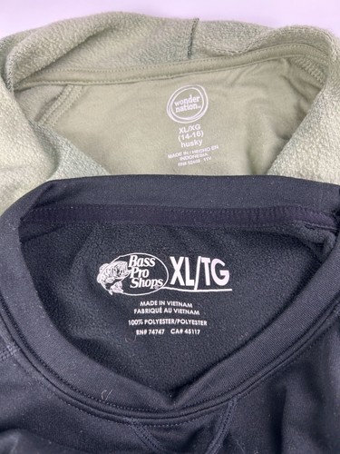 2 Lot Boy's XL 14/16 Bass Pro Shop/Wonder Nation thermal/Sweatshirt - Picture 6 of 6