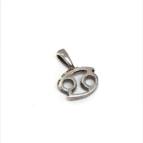 925 Sterling Silver Cancer Zodiac Sign 