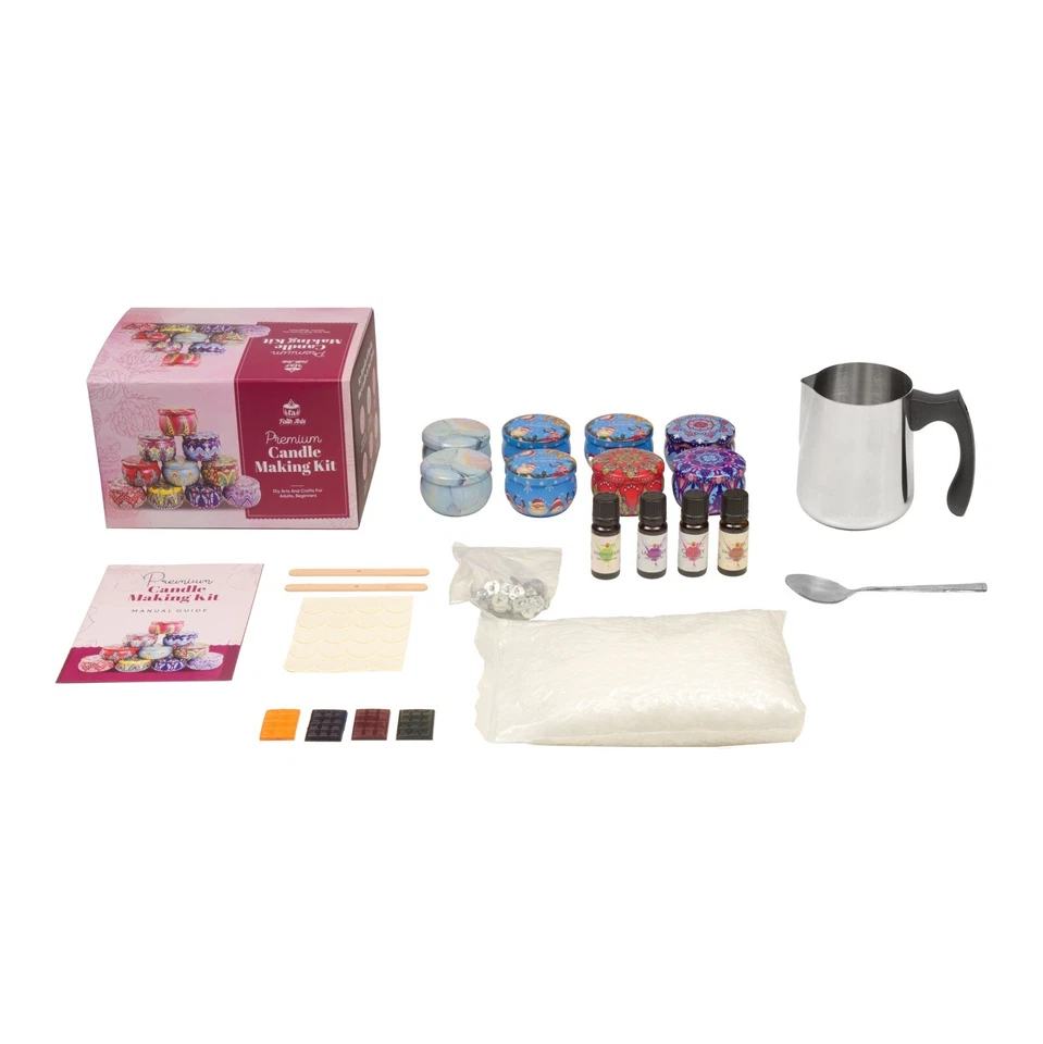 【🎁 Premium Candle Making Kit】Candle Dyes,Fragrance Oil,Candle Tins &  Gift Set - Image 4 of 4