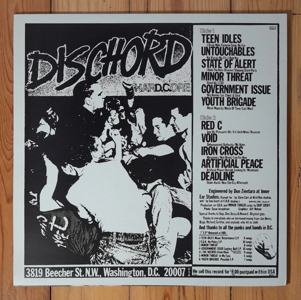 v/a FLEX YOUR HEAD LP LIM REISSUE Yellow Vinyl + Poster | 2008 Dischord HC PUNK - Bild 2 von 3