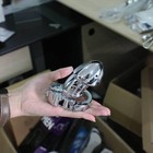 New Adjustable Stainless Steel Male Chastity Cage Lockable Ring Penis Cage BDSM — photo 3