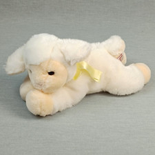 Teddy Hermann Schaf Lamm  ❤️ Schäfchen liegend Kuscheltier Stofftier Plüschtier