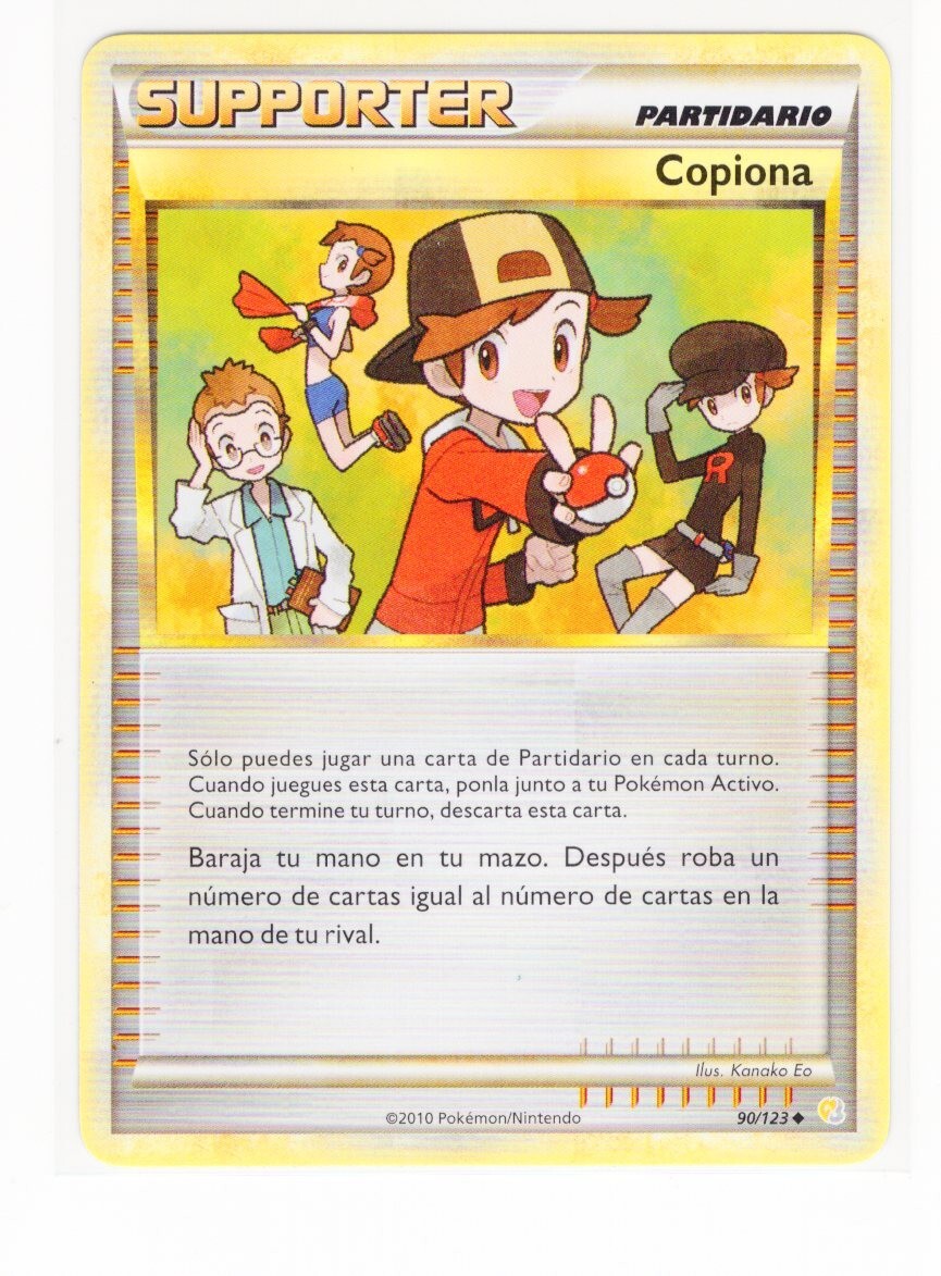 ~ESP~ SPANISH Copycat 90/123 HGSS HeartGold SoulSilver Pokemon Card (LB1)