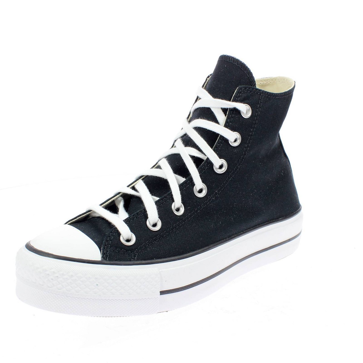 Converse High Lift Sneakers Alte Con Platform Nero Taglia 35