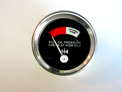 #ad #ad IH International Farmall New Diesel Fuel Pressure Gauge 400 450 600 MD Super MD $52.24