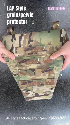 Tactical Vest Lap style groin/pelvic Protector Molle Jockstrap Baffle Panel - Picture 6 of 33