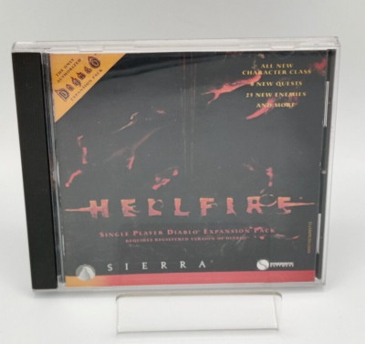 Diablo: Hellfire - Single Player Expansion Pack (PC CD-ROM, 1997) Sierra VG