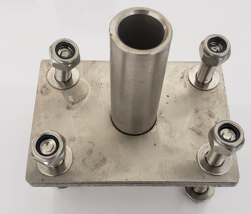 4" Poly Gry Swivel Caster 5/8"x 4" Stem Easy lock Studio Casters 533lbs w/Mounts - Picture 5 of 8