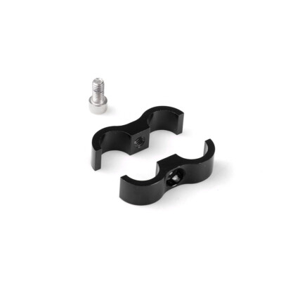 8PCS AN Hose Separator Clamp Kit – 4AN 6AN 8AN 10AN 12AN Sizes – Oil Fuel Line, 6061 Aluminum