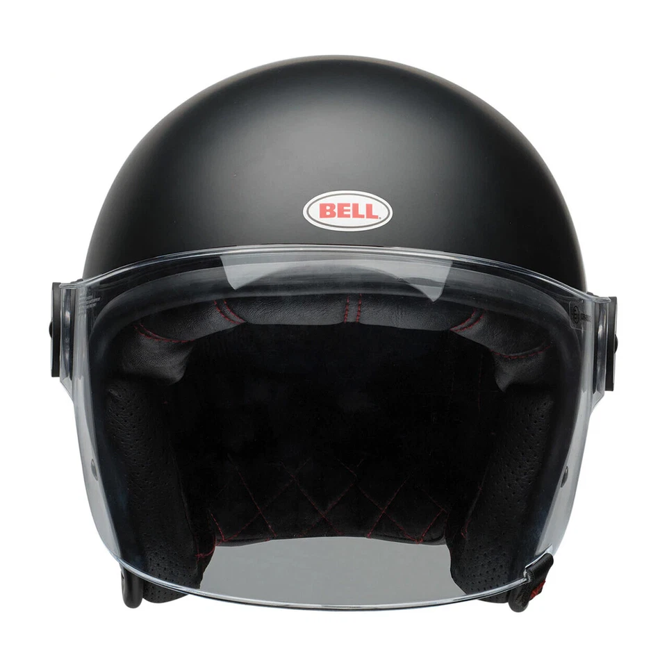 Casque Moto/Scooter Jet Avec Visière BELL RIOT SOLIDE NOIR MAT TAILLE S - Photo 2/4