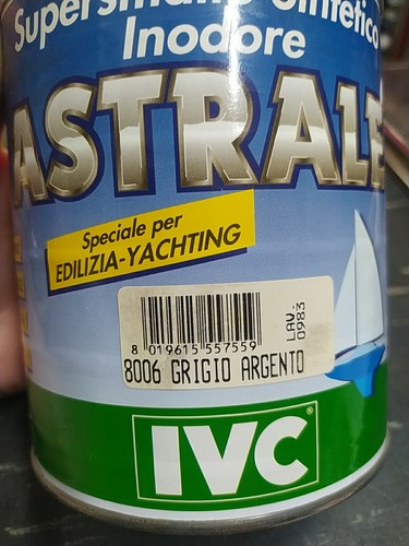 Smalto Marino Astrale Ivc Grigio Argento 750mn Ferro Legno - Foto 2 di 7