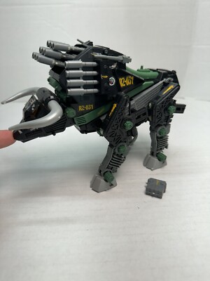 Vintage Zoids Dibison Action Motorized Bison Tomy 1988 Parts Or Repair Transform
