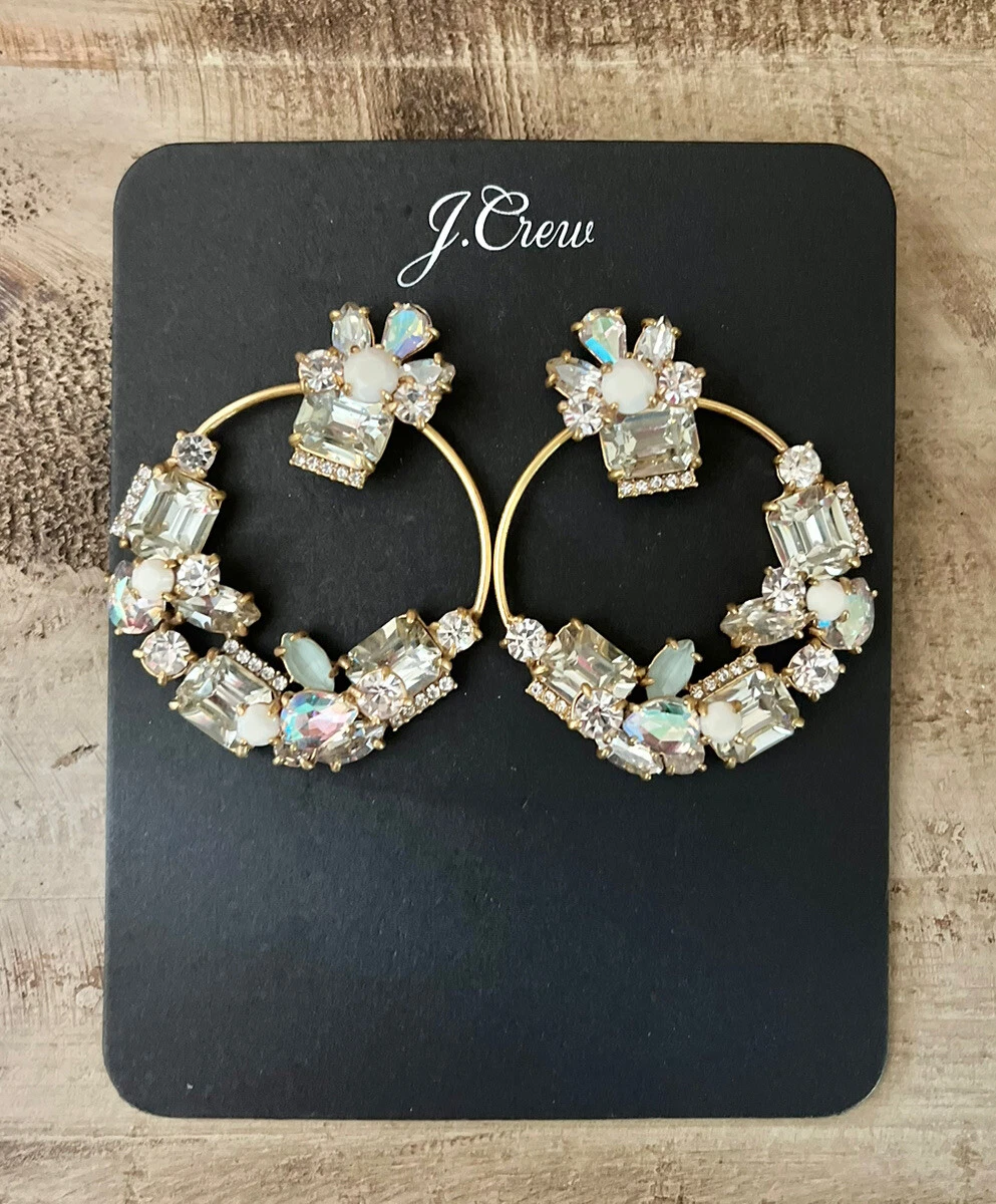 Iridescent store statement earrings