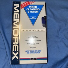 Memorex VHS VCR Video Head Cleaner Non-Abrasive Wet Head Cleaning System