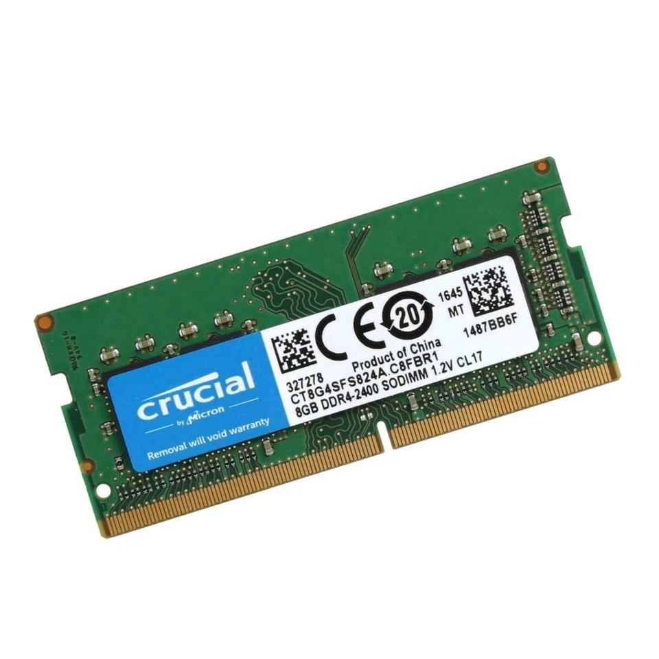 NEW Crucial 16GB (2X8GB) DDR4 2400MHz PC4-19200 SODIMM Memory Ram CT8G4SFS824A - Image 4 of 4