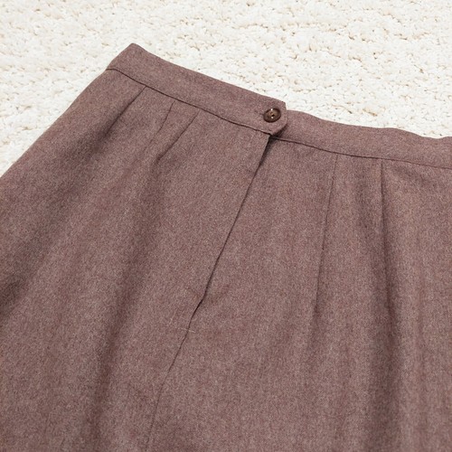 VTG Women's 40s/50s 2 PC Jacket Skirt Suit Set Peplum Brown Wool Sz XS/S 1940s - Picture 11 of 14