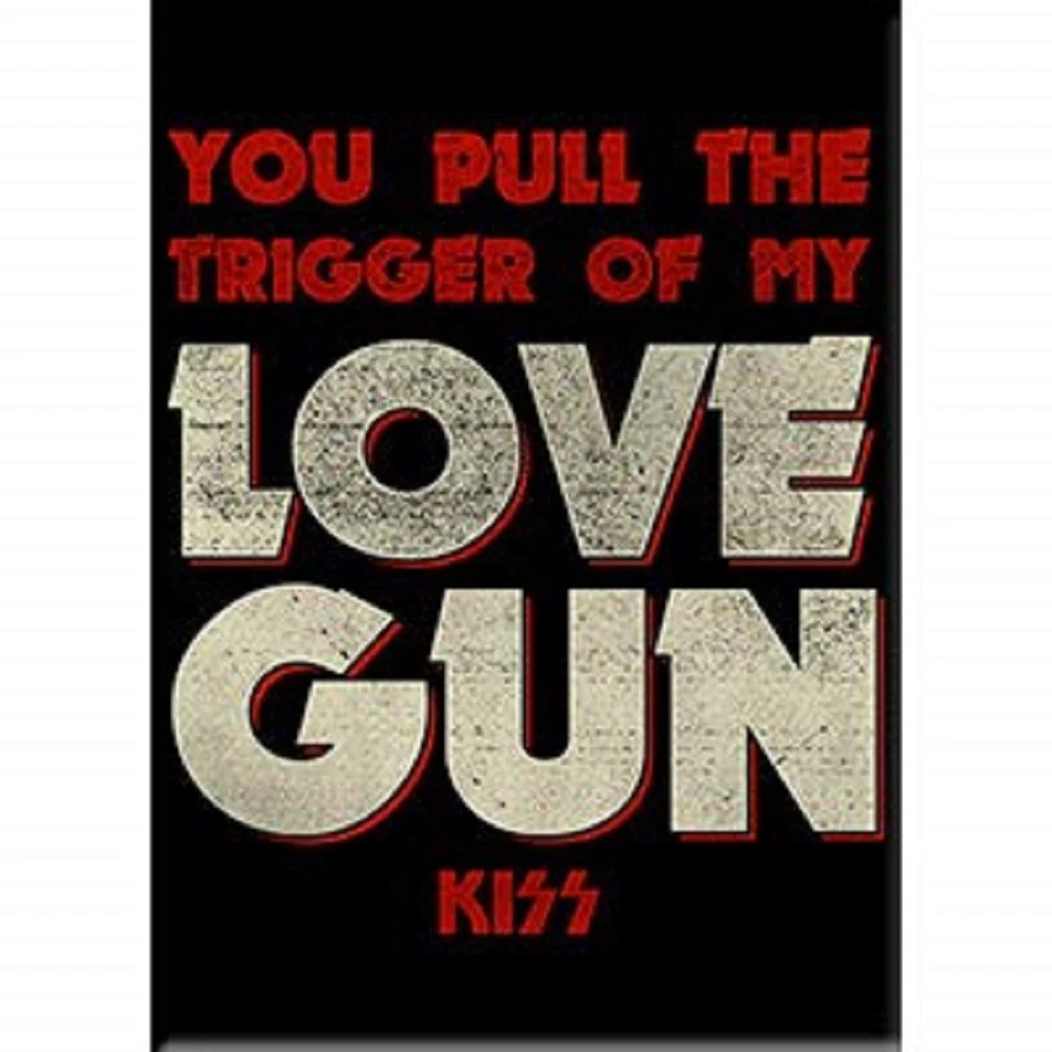 C&D Visionary Aimant Art « You Pull The Trigger Of My Love Gun » - Photo 1/1