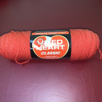 Red Heart Classic 281 Autumn Red | eBay