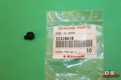Kawasaki NOS NEW 223C0610 Screw ZX KH KL KD KVF KLF KSF KLT 1984