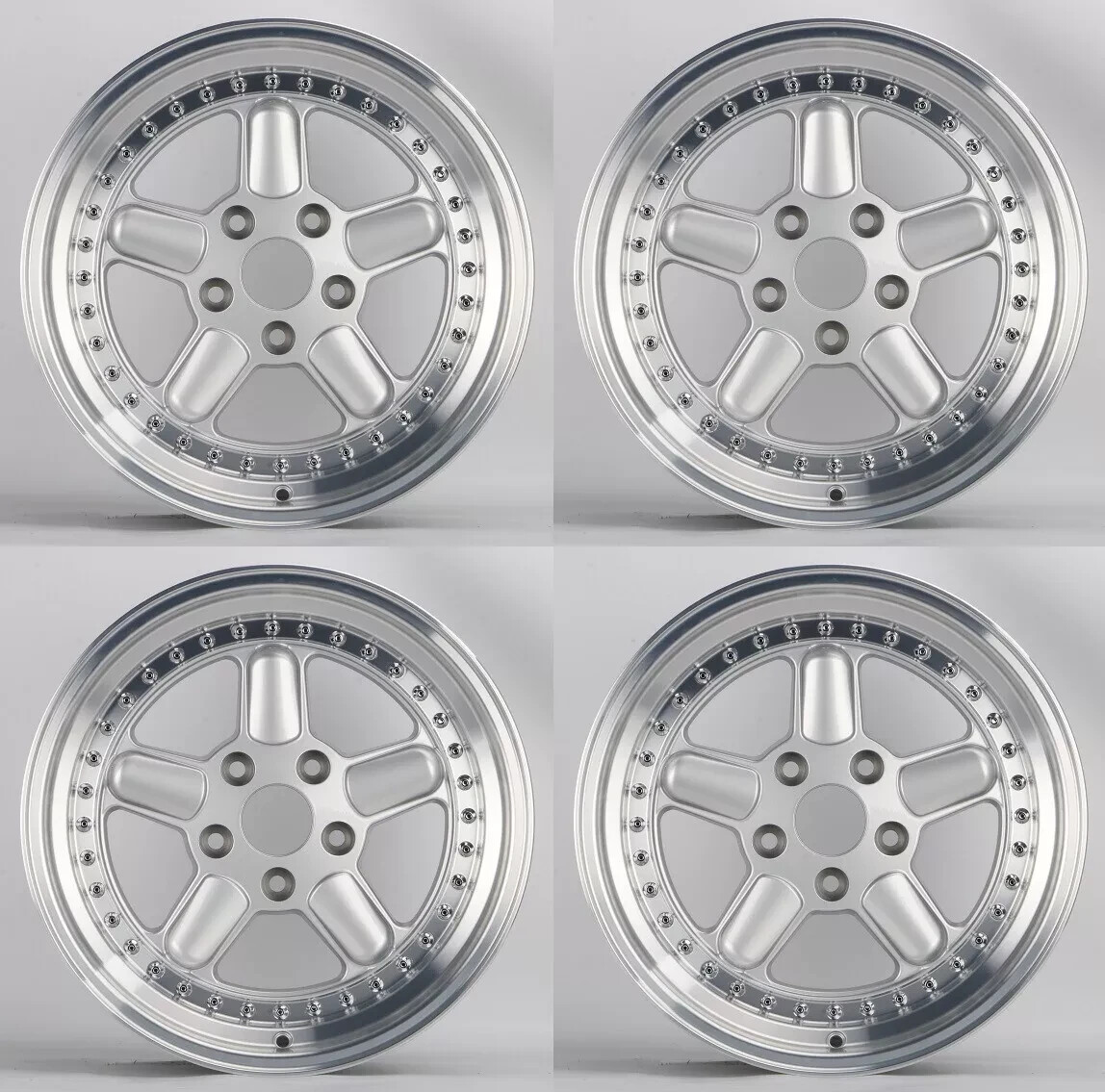 17x9/17x10 Silver Staggered 17