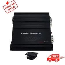 Power Acoustik VA1-1600D Monoblock Amplifier 1600W Max 2 OHM A/B Class
