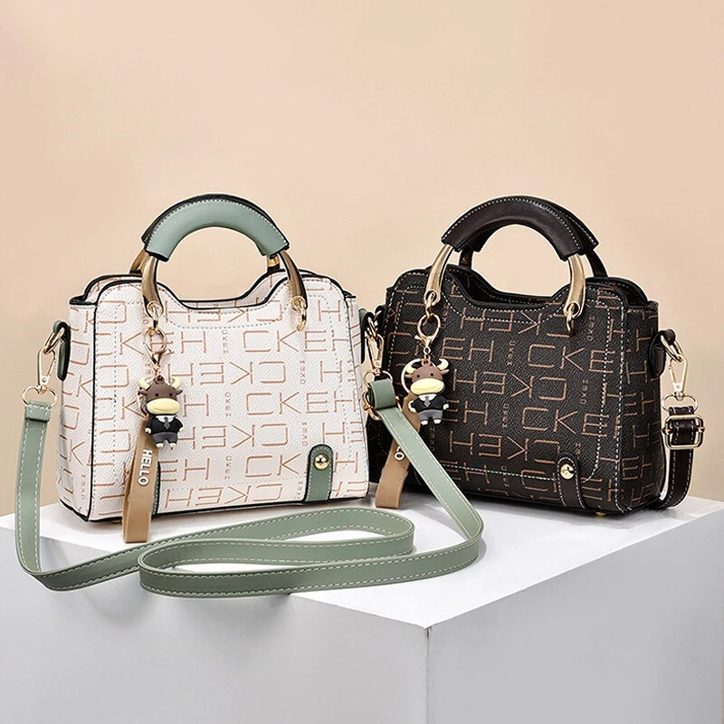Women Faux Leather Handbags Shoulder Messenger Satchel Tote Crossbody Bags Purse
