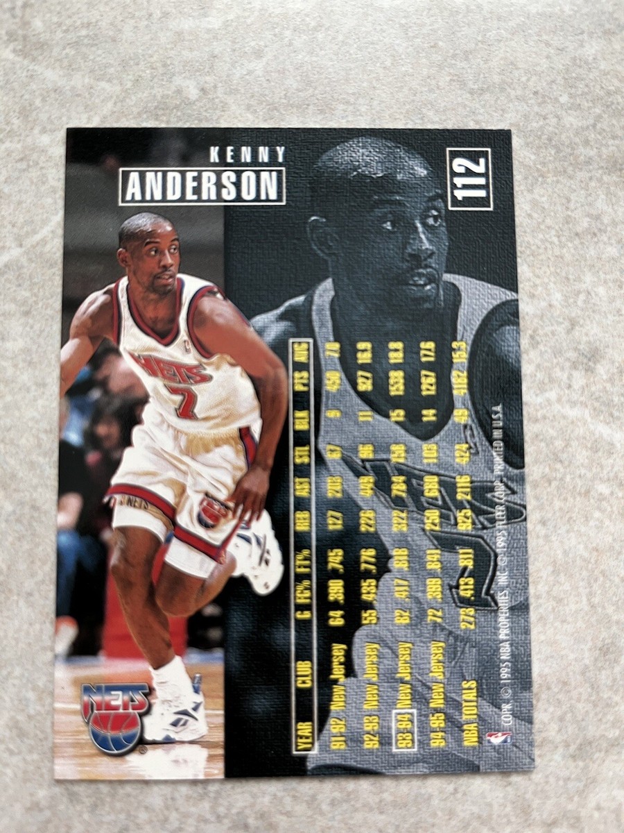 1995-96 Fleer #112 Kenny Anderson NBA New Jersey Nets | eBay
