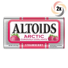2x Tins Altoids Arctic Strawberry Flavor Mint | 50 Mints Per Tin | Fast Shipping