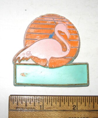 Refrigerator Magnet Pink Flamingo - Add Your Own Caption