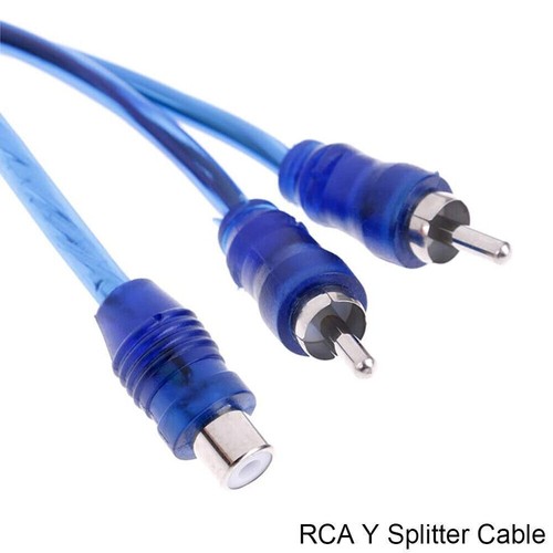4Pcs RCA Y Sdoppiatore Audio Jack Cavo Adattatore 1 Femmina a 2 Maschio Connettore USA - Foto 9 di 18