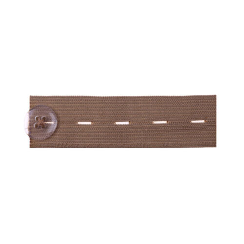 Unisex Elastic Trouser Waist Expander Waistband Extender Button Extension Buckle - Picture 12 of 22
