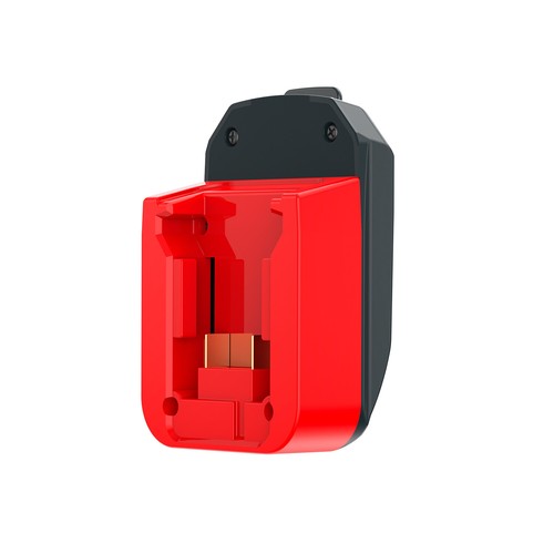 1 Adapter Upgrade for WORX 20V USA Version Tool To for Milwaukee M18 RED Battery - Picture 6 of 10