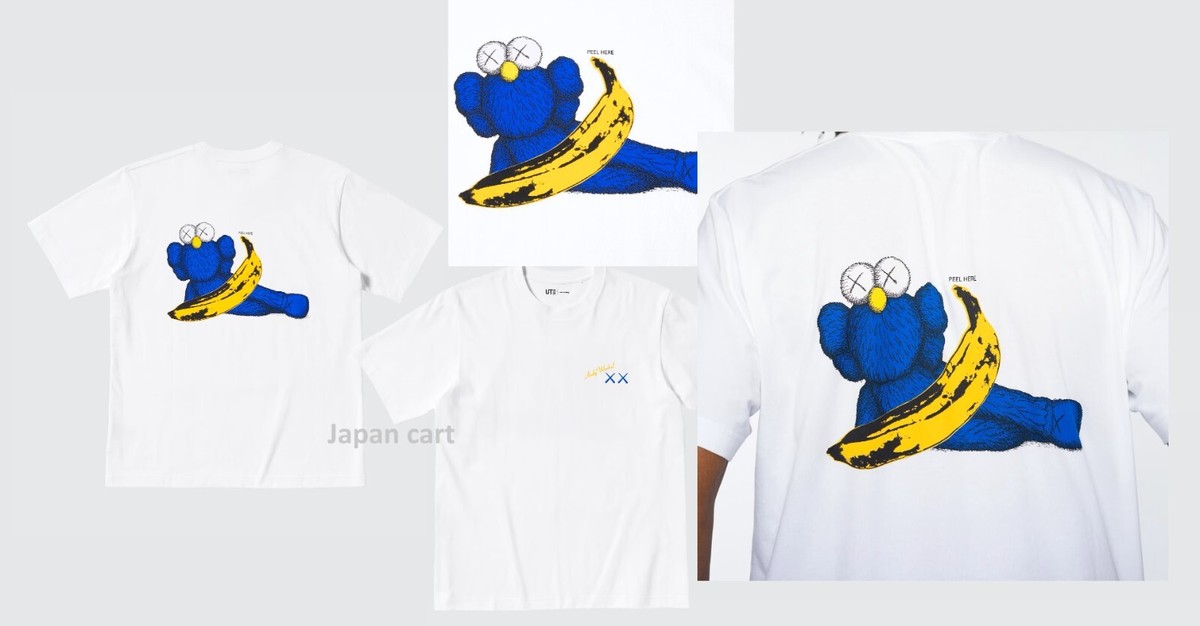 UNIQLO KAWS + WARHOL UT Cotton T-shirt White short sleeve S