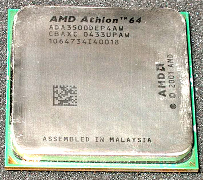 AMD ATHLON 64 3500+  2.2 GHZ  PROCESSOR, ADA3500DEP4AW,  SOCKET 939, US SELLER