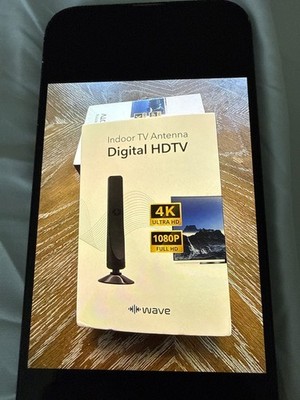 WAVE DIGITAL HDTV INDOOR ANTENNA 1080P 4K