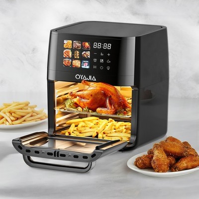 Heißluftfritteuse XXL 15L Fritteusen Friteuse Heißluft Air fryer ohne Öl Backen