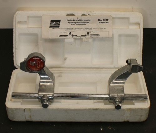 AMMCO Safe-Set 8500-50 152mm - 406mm METRIC Brake Drum Micrometer Shop Tool 2