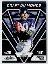 2023 Panini Absolute #DD-17 Fran Tarkenton Draft Diamonds