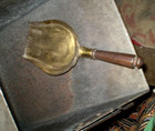 Antique Victorian/Edwardian Carved wood & Brass Coal Scuttle /Purdonium 20x14x13 — photo 9