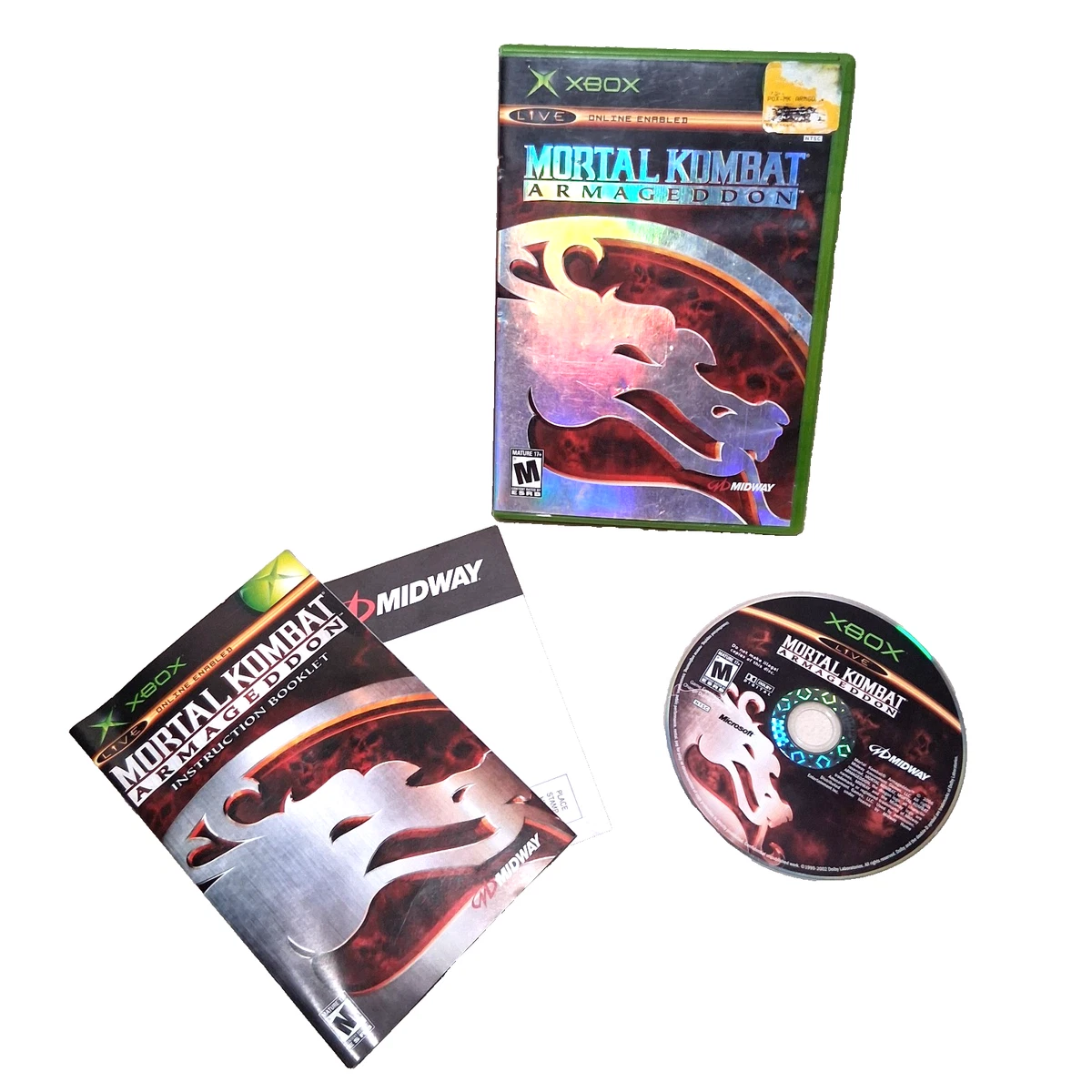 (未使用･未開封品)　Mortal Kombat: Armageddon / Game sdt40b8 Mortal Kombat: Armageddon (Microsoft Xbox, 2006) for sale online