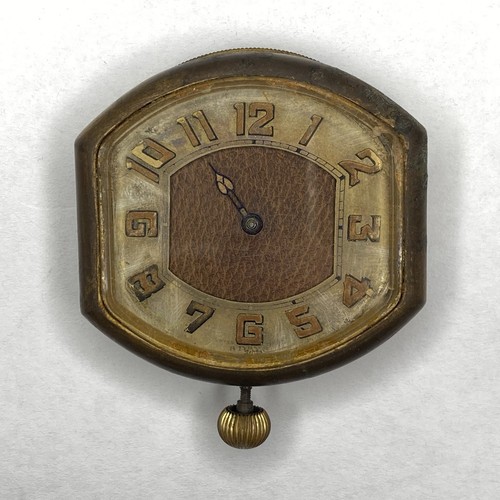 Vintage IOCO Watch Co 8 Day Automobile Travel Car Clock - FOR PARTS/REPAIR