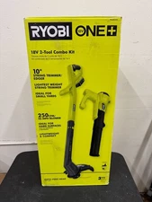 Ryobi ONE+ PCLCK201K 10" String Trimmer & Blower Combo Kit Cordless 18V - Green