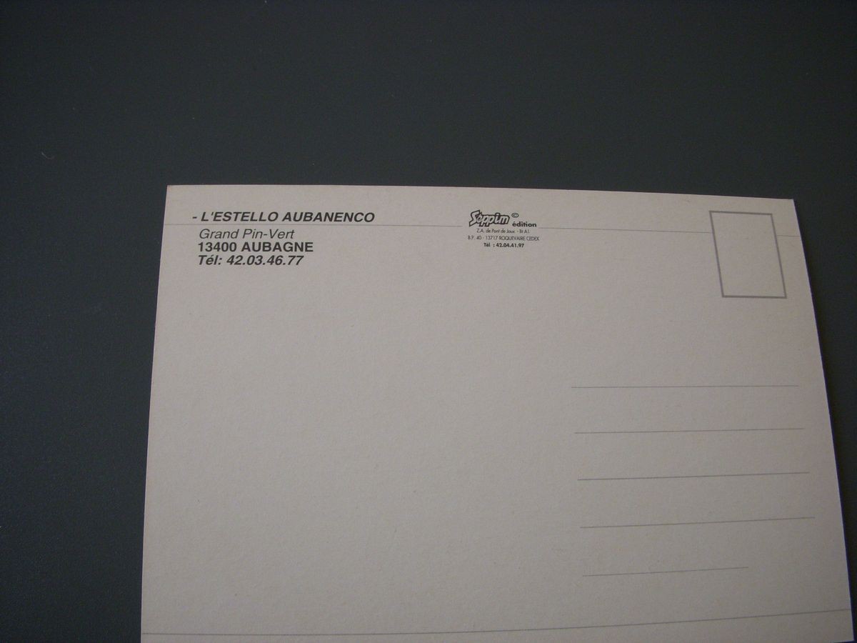 CP CARTE POSTALE BOUCHES du RHONE AUBAGNE L'ESTELLO AUBANENCO JEUNES FILLES