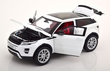 Range Rover Evoque 2011 White Welly GT SUV 1:18 Resin LHD Diecast
