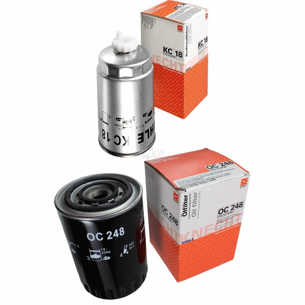Mahle / Knecht Set Filterpaket Kraftstofffilter KC 18 ÖLfilter OC 248-image